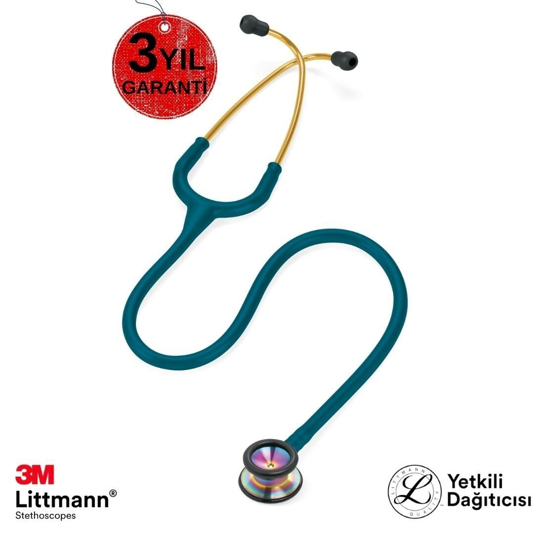 KARAYİP MAVİSİ & GÖKKUŞAĞI pediatri (3m Littmann 2153) Stetoskop