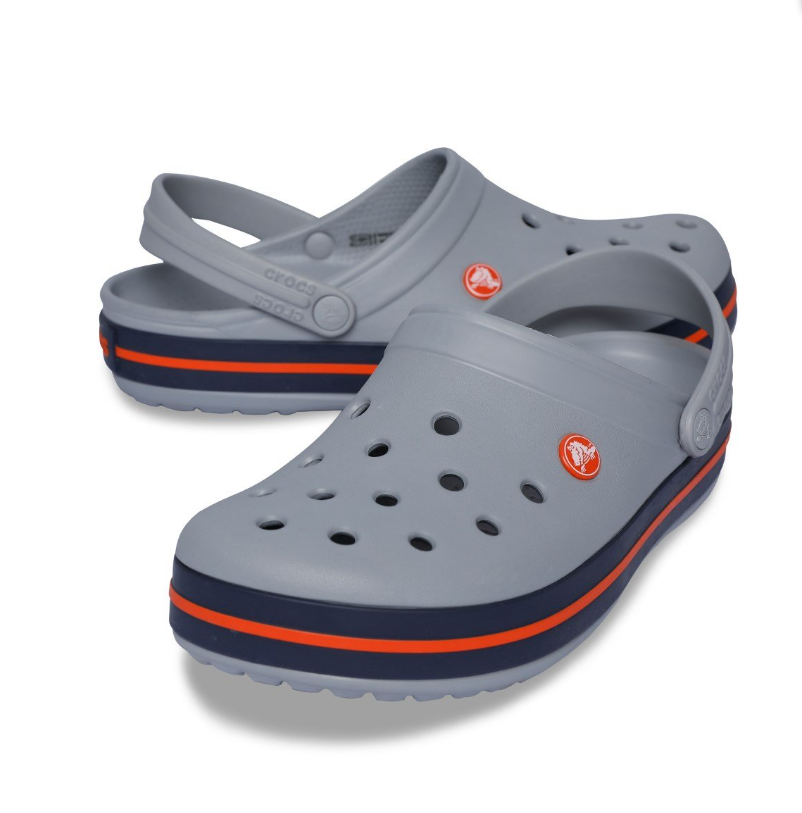 Crocs Crocband Terlik & Sandalet Açık Gri (Light Grey Navy)