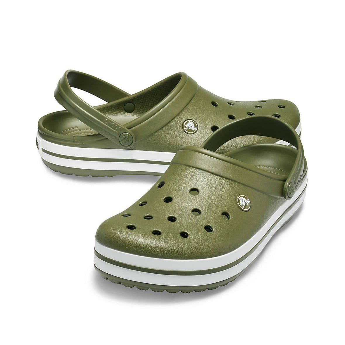 Crocs Crocband Terlik & Sandalet Haki (Army Green White)