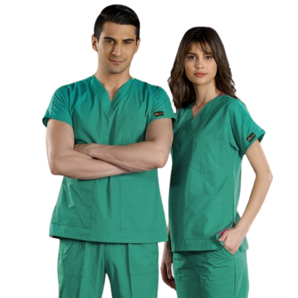 Ameliyathane Yeşili Dr. Greys Terikoton Takım  ( ince kumaş)