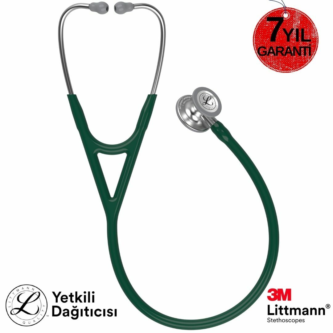 3M Littmann Kardioloji 4 6155 (avcı yeşili hunter green cardiology)