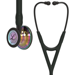 3M Littmann Kardioloji 4 6240 (Siyah / Özel gökkuşağı Çan)