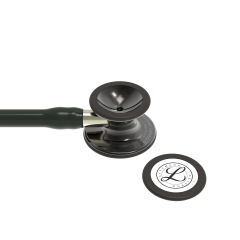 3M Littmann Kardioloji 6204 (Siyah / Şampanya kök / Özel Duman Çan)