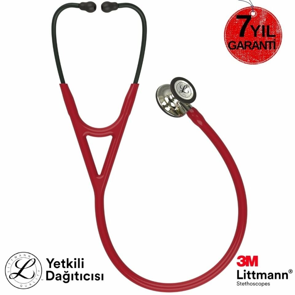 3M Littmann Kardioloji 4 Bordo / Şampanya 6176