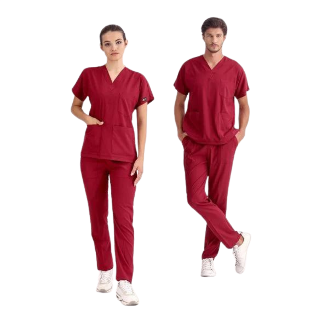 Bordo Lüks Likralı Greys Takım