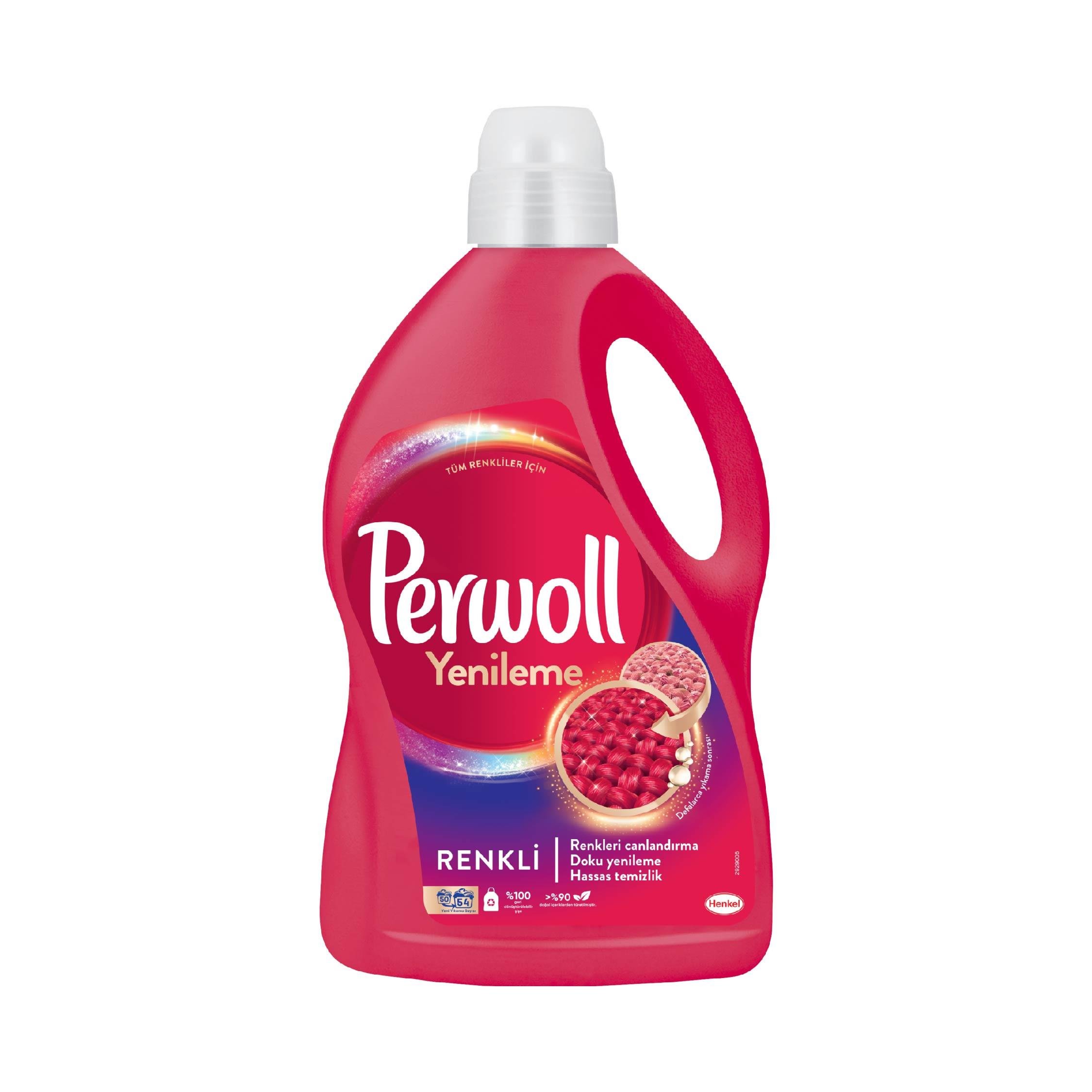 Perwoll Yenileme&Onarım Renkli Çamaşır Deterjanı 2970 ml