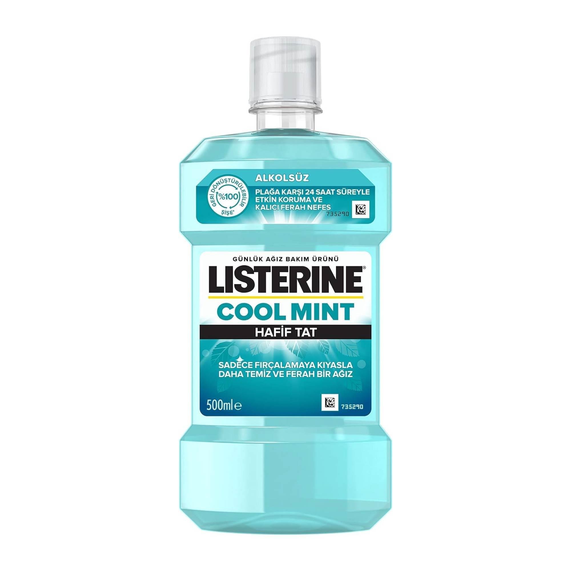 Listerine Cool Mint Hafif Tat Ağız Bakım Suyu 500 Ml