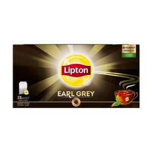 Lipton Earl Grey Bardak Poşet Çay 25'li