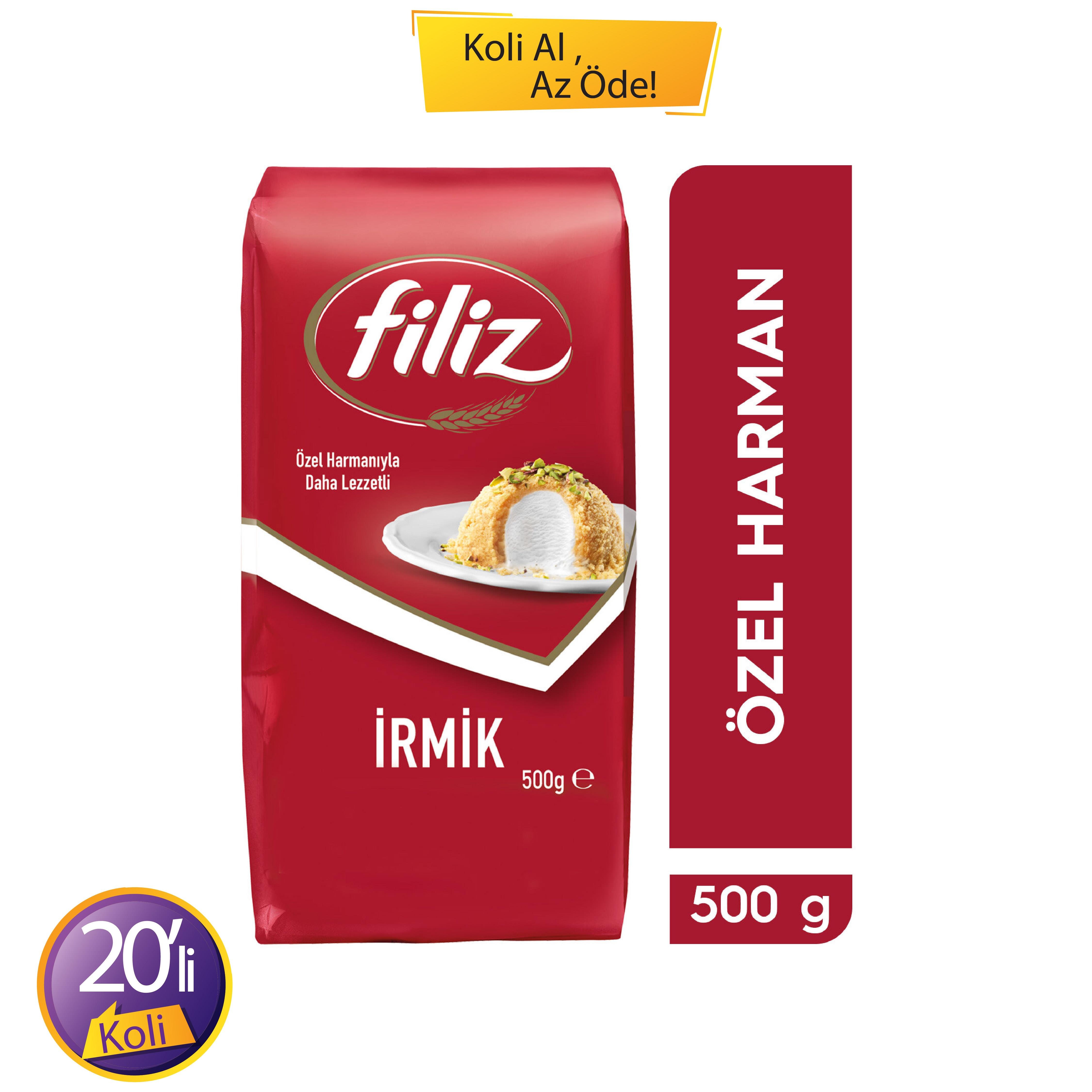 Filiz İrmik 500 Gr *20 (KOLİ)