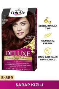 Palette Deluxe Saç Boyası 5-889 Şarap Kızılı