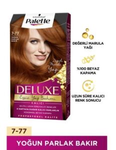 Palette Deluxe Saç Boyası 7-77 Yoğun Parlak Bakır