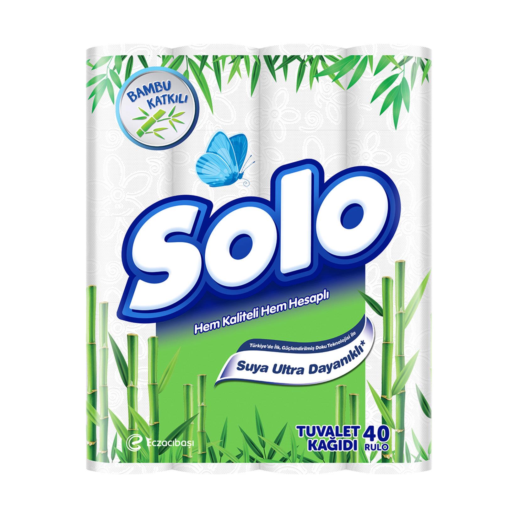 Solo Bambu Katkılı Tuvalet Kağıdı 40'lı