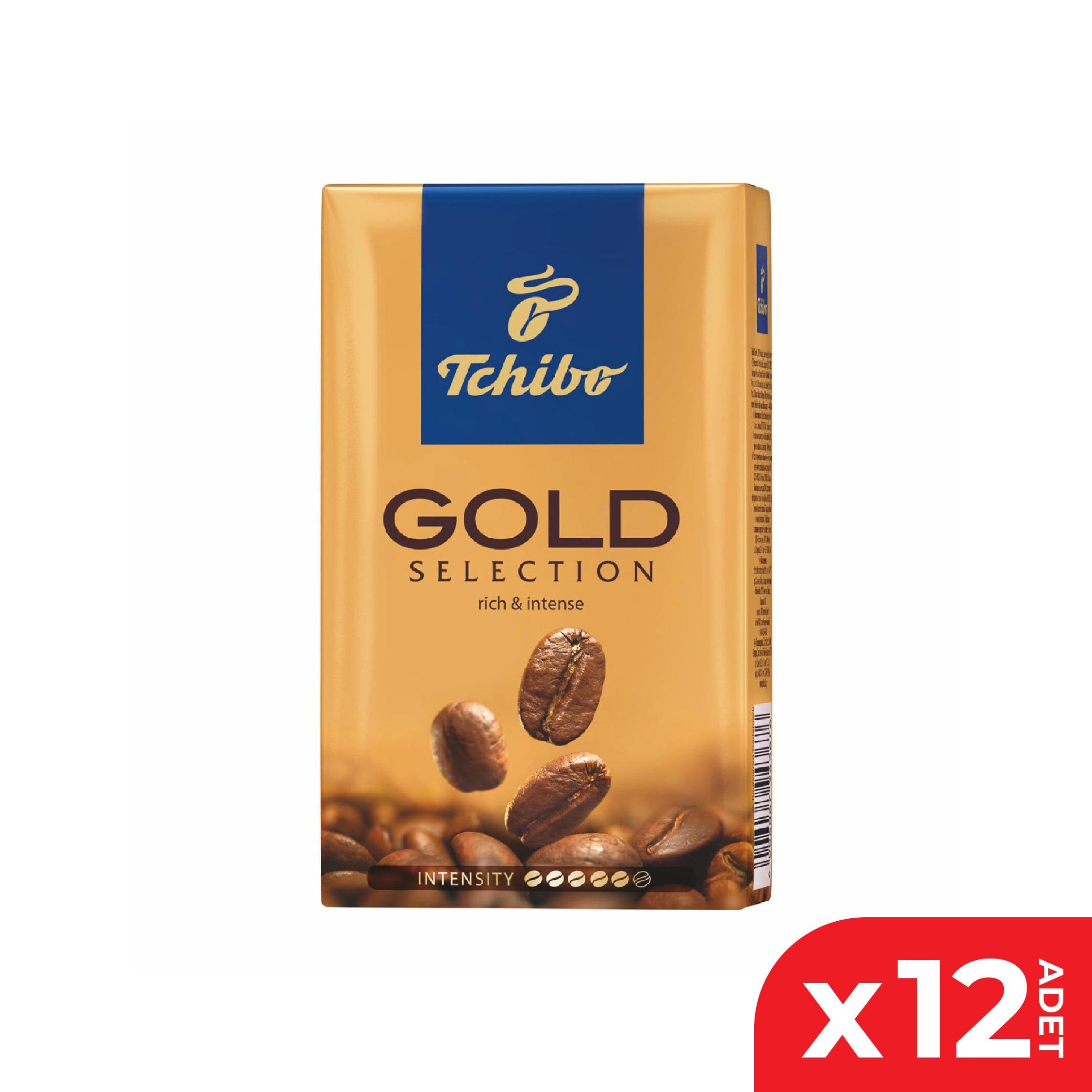 Tchibo Gold Selection Öğütülmüş Filtre Kahve 250g - 12 Adet