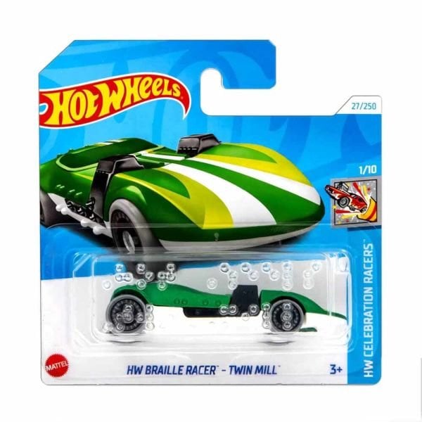 Hot Wheels HW Celebration Racers Hw Braille Racer Twin Mill