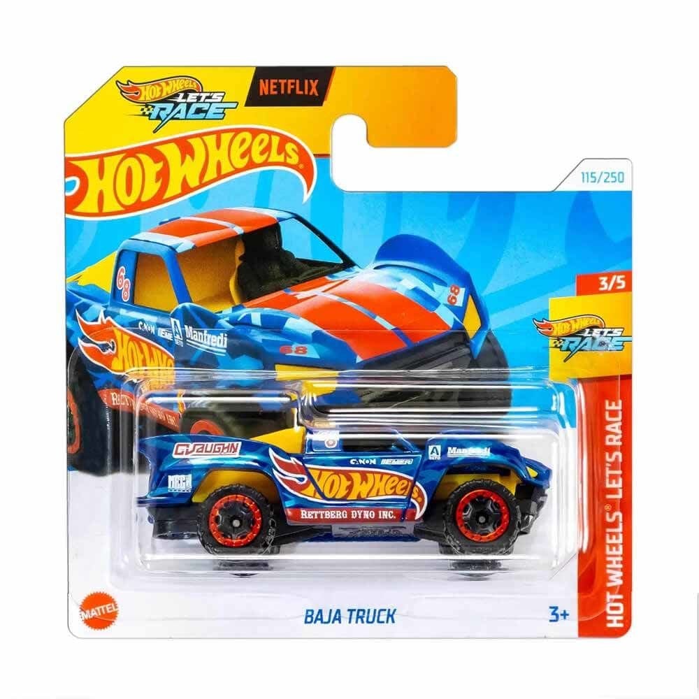 Hot Wheels Baja Truck Modeli - 2024 Let's Race Netflix Serisi