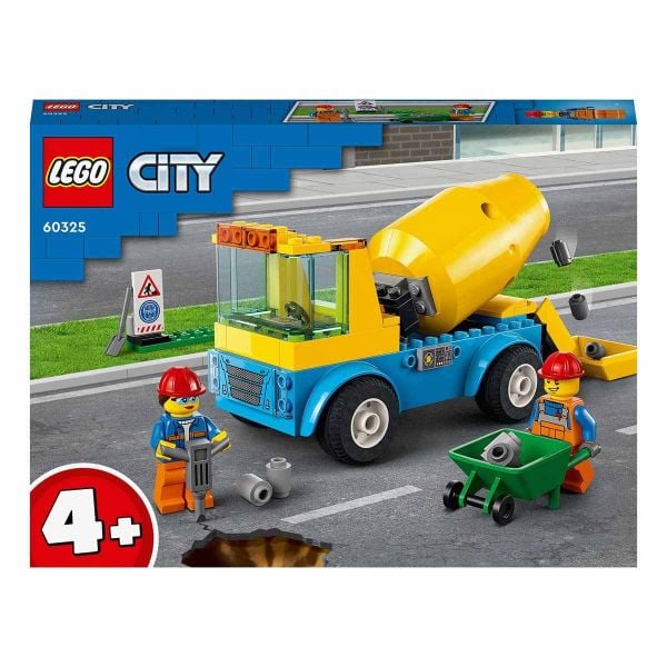 LEGO City Beton Mikseri LCT-60325 Yapım Oyuncak Seti