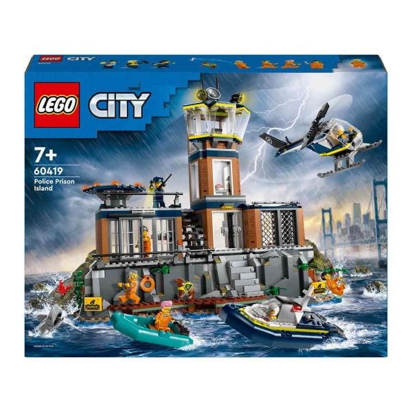 LEGO City Polis Hapishane Adası LCT-60419 Yapım Oyuncak Seti