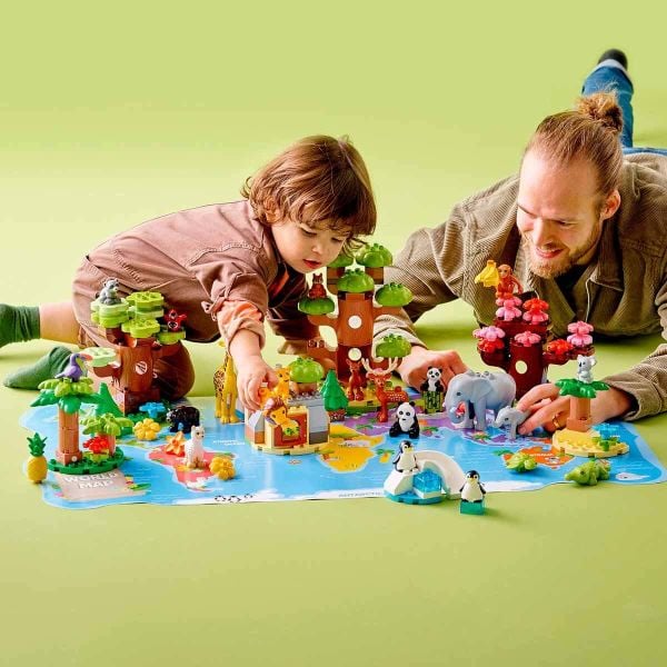 LEGO DUPLO Vahşi Dünya Hayvanları LDP-10975 Yapım Oyuncak Seti