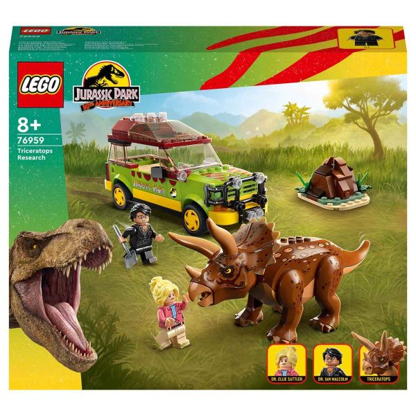 LEGO Jurassic Park Triceratops Araması LJP-76959 Oyuncak Seti