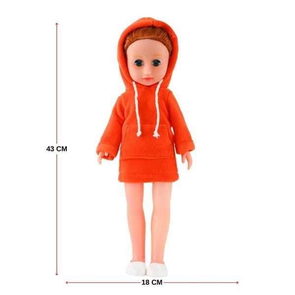 Elissa Kapüşonlu Konuşan Moda Bebek 42cm GL100910