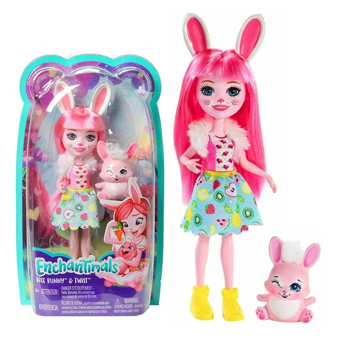 Enchantimals Karakter Bebekler Bree Bunny ve Twist DVH87-FXM73