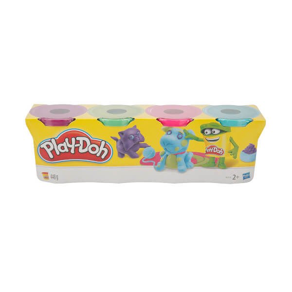 Play Doh 4'lü Oyun Hamuru 448 g Mor Yeşil Pembe ve Mavi - Mkc-1453134