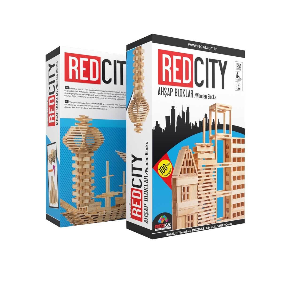 Redka Red City Ahşap Bloklar - Mkc-1453110