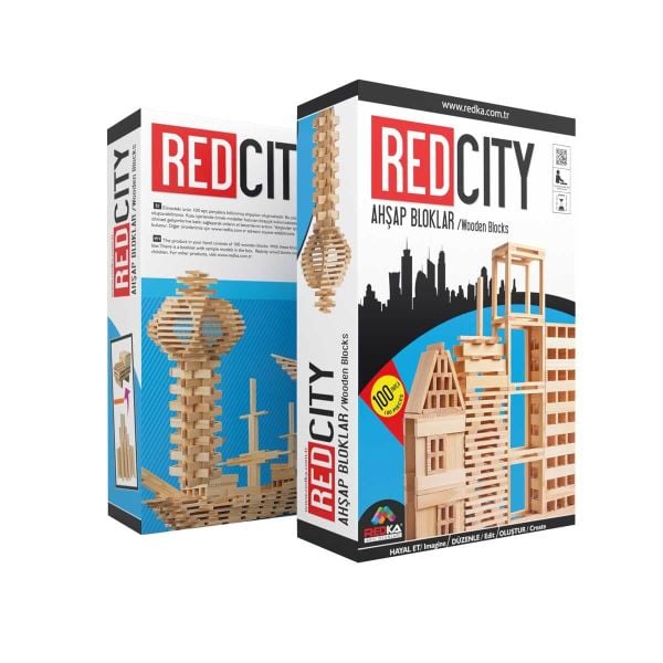 Redka Red City Ahşap Bloklar - Mkc-1453110