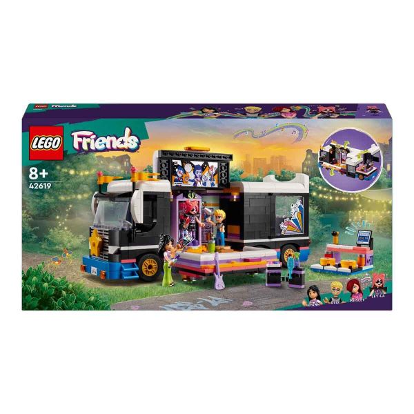 LEGO Friends Pop Star Müzik Turne Otobüsü LFR-42619 Oyuncak Seti