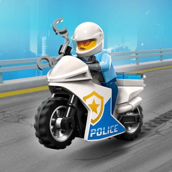 LEGO City Polis Motosikleti Araba Takibi LCT-60392 Oyuncak Seti