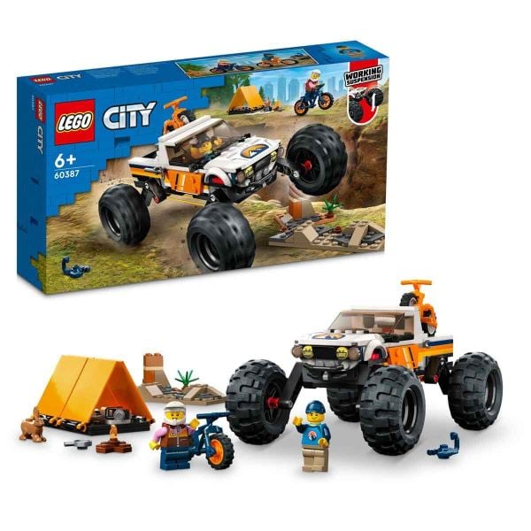 LEGO City 4x4 Arazi Aracı Maceraları LCT-60387 Oyuncak Seti