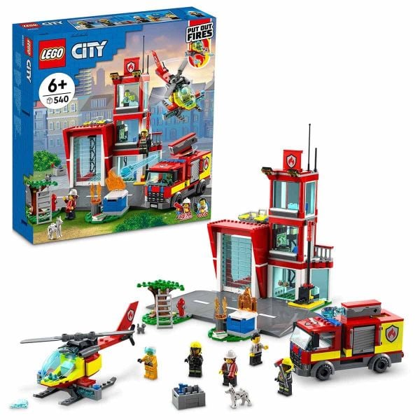 LEGO City İtfaiye Merkezi LCT-60320 Oyuncak Seti