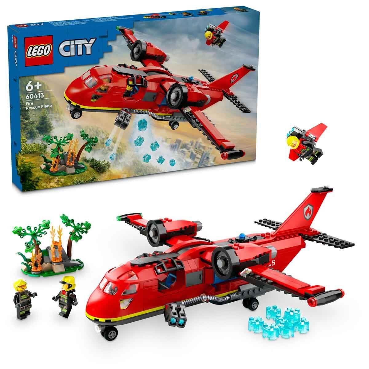 LEGO City İtfaiye Kurtarma Uçağı LCT-60413 Oyuncak Seti