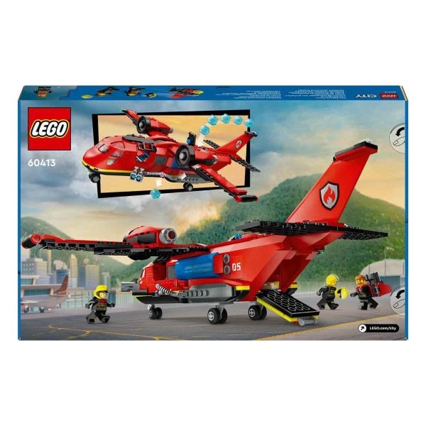 LEGO City İtfaiye Kurtarma Uçağı LCT-60413 Oyuncak Seti