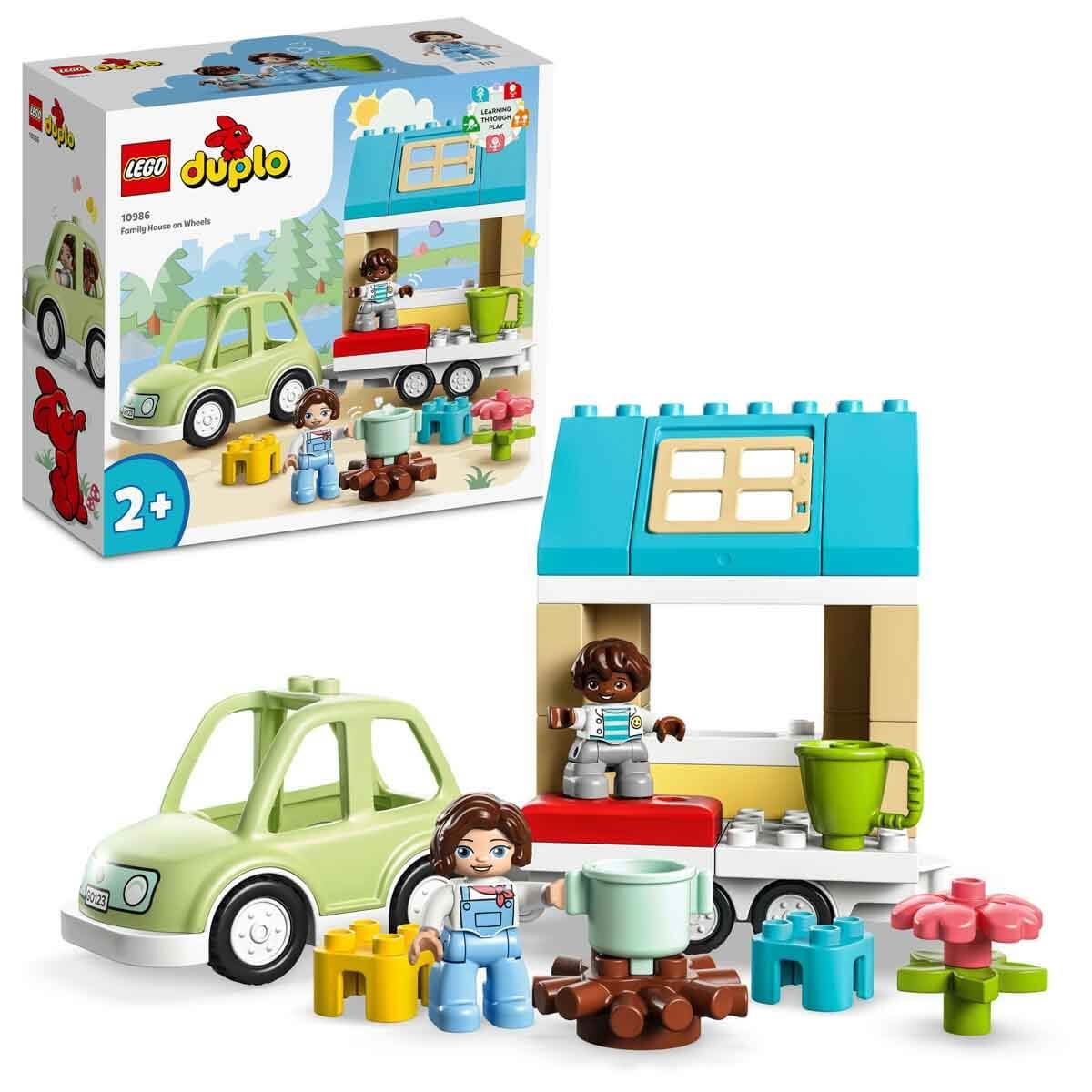 LEGO DUPLO Kasabası Tekerlekli Aile Evi LDP-10986 Oyuncak Seti