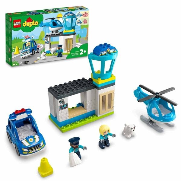 LEGO DUPLO Kurtarma Polis Merkezi ve Helikopter LDP-10959 Oyuncak Seti