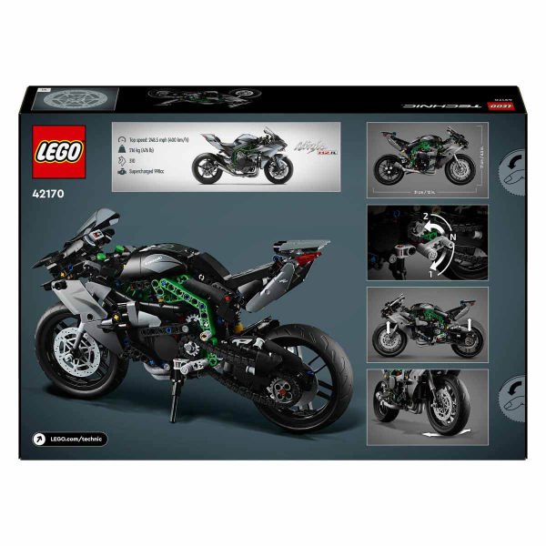 LEGO Technic Kawasaki Ninja H2R Motosiklet LTC-42170 Oyuncak Motosiklet