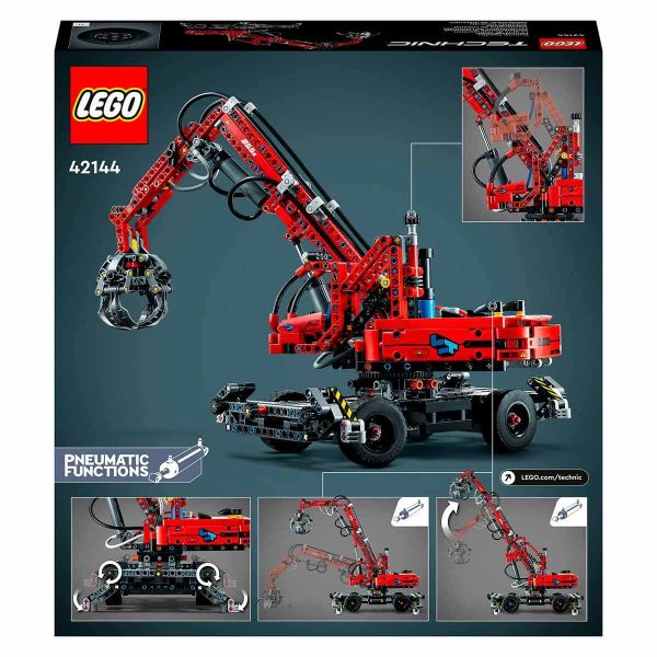 LEGO Technic Malzeme Elleçleyici LTC-42144 Oyuncak İnşaat Makinası