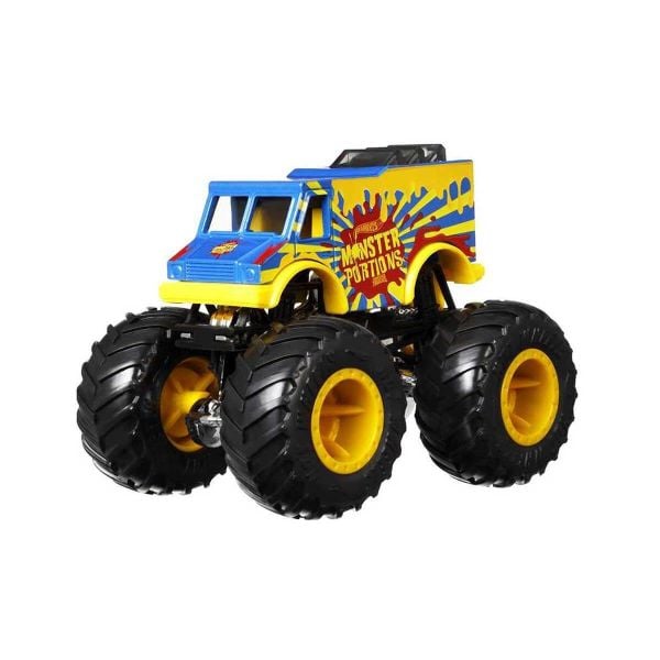 HOT WHEELS FYJ64 Monster Trucks 2'li 1:64 Ölçekli Model Oyuncak Arabalar