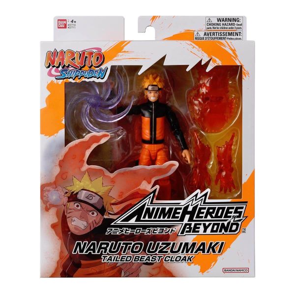 Bandai 16 cm Anime Heroes Naruto Uzumaki Oyuncak Figür Seti ADR-37711