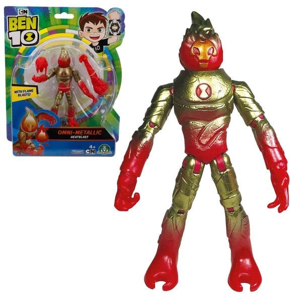 Ben10 Oyuncak Aksiyon Figürleri Metalik Tema Heatblast BEN66A10