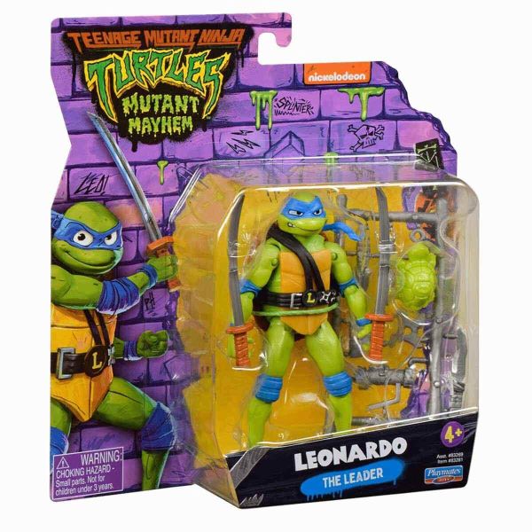 Ninja Turtles TMNT Oyuncak Aksiyon Figür Leonardo TU805500