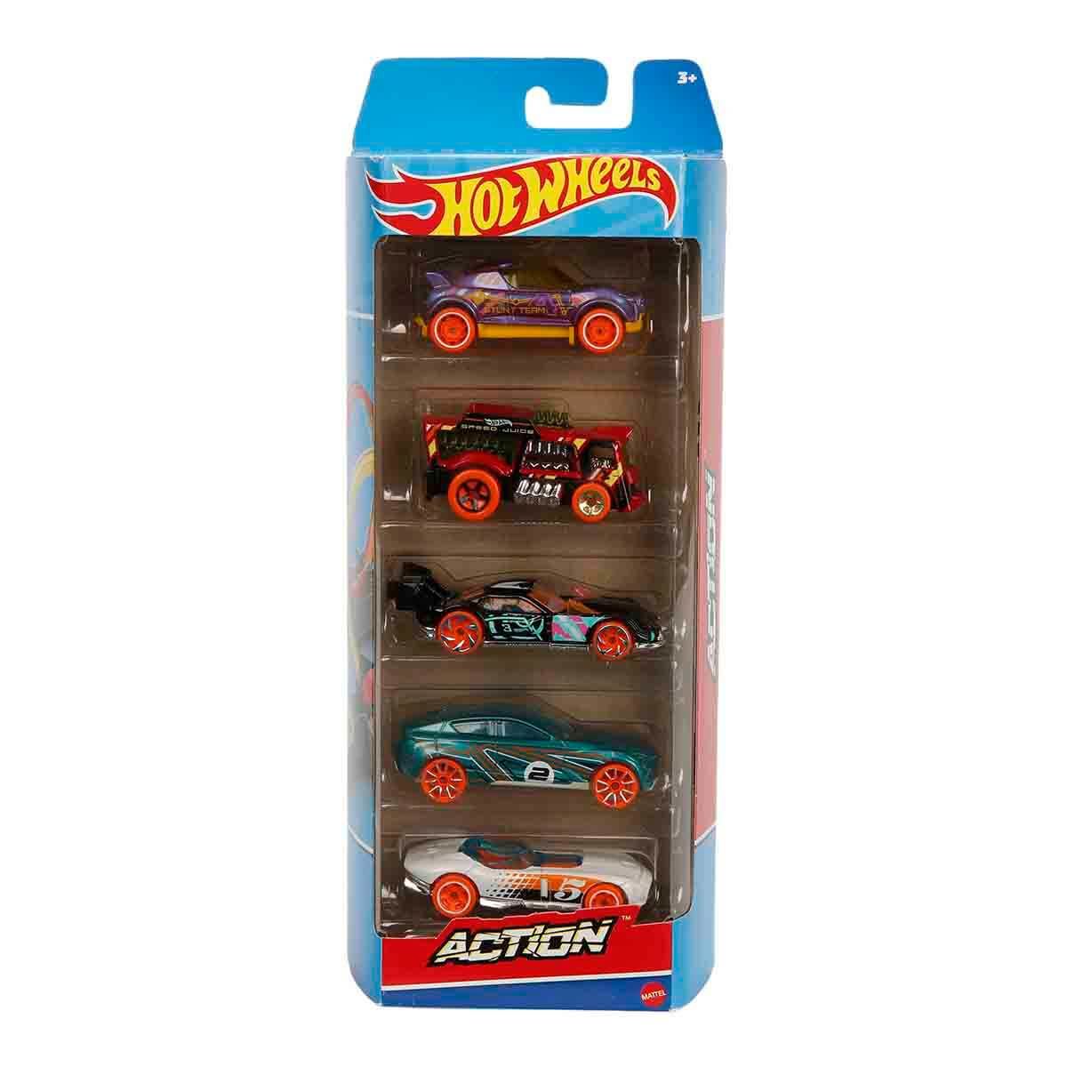 Hot Wheels 5'li Araba Seti HTW-01806 A - (Oyuncak Serisi Seçebilirsiniz) Action HFV85