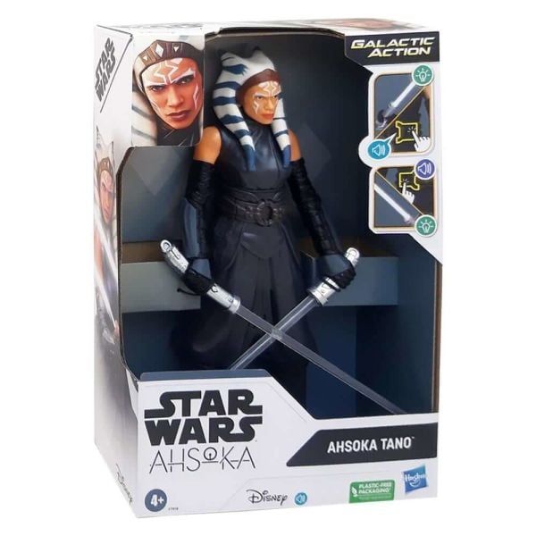 Star Wars Galactic Action Sesli ve Işıklı Ahsoka Tano Figürü F7918