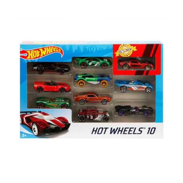 Hot Wheels 10'lu Araba Seti HTW-54886 - (Karma Oyuncak Araba Gelecektir)