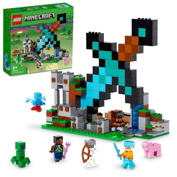 LEGO Minecraft Kılıç Üssü Yapım Oyuncak Seti LMC-21244