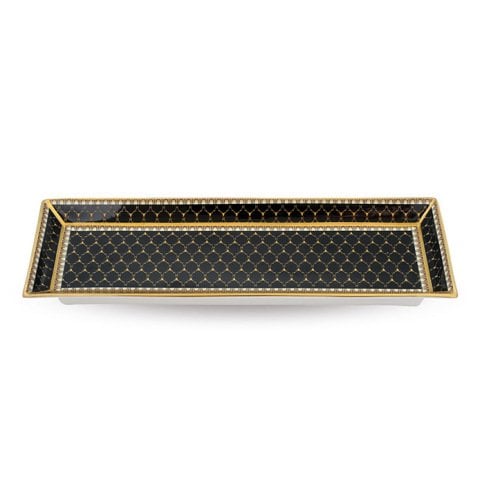 Antler Trellis - Black - Rectangular Tray