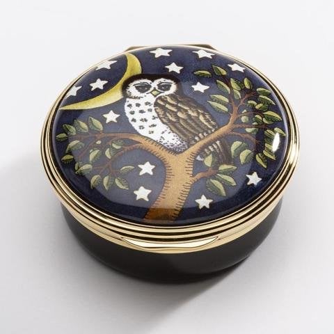 Too-Wit Too-Woo - Enamel Box