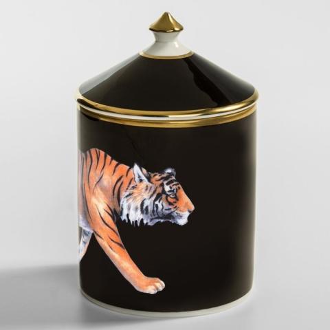 MW Tiger - Black - Jasmine - Lidded Candle