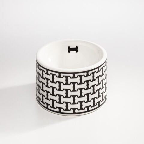 Bone Trellis - Black - Large Bowl